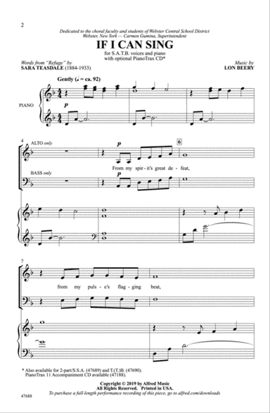 If I Can Sing