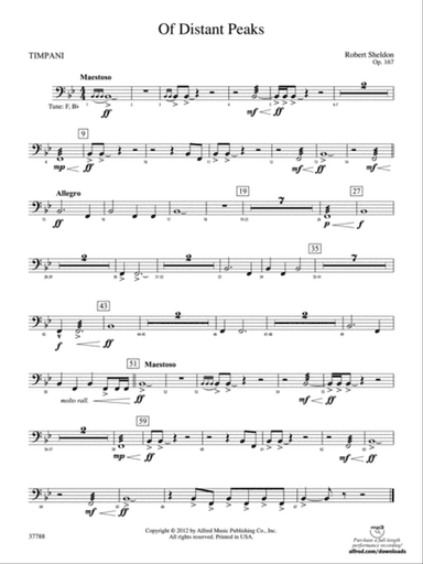 Of Distant Peaks: Timpani