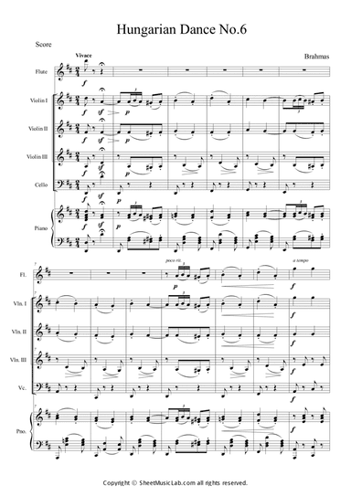 Hungarian Dances No.6