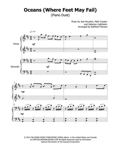 Oceans (Where Feet May Fail)