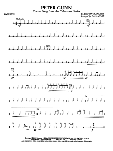 Peter Gunn: Bass Drum