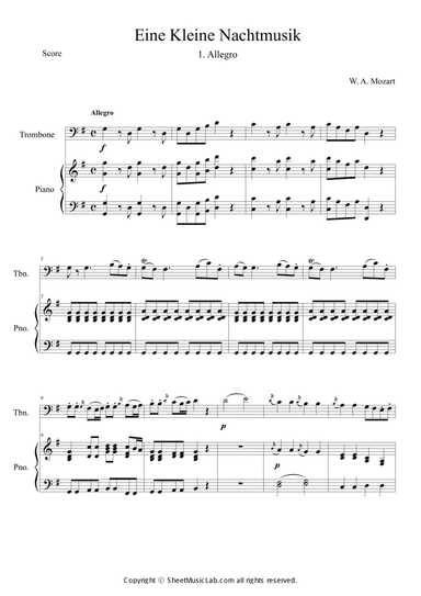 Serenade No.13 "Eine Kleine Nachtmusik" in G major, K.525 1.Allegro