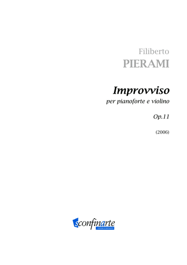 Filiberto Pierami: IMPROVVISO (op.11)