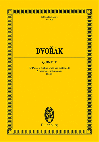 Piano Quintet in A Major, Op. 81