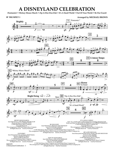 A Disneyland Celebration - Bb Trumpet 1