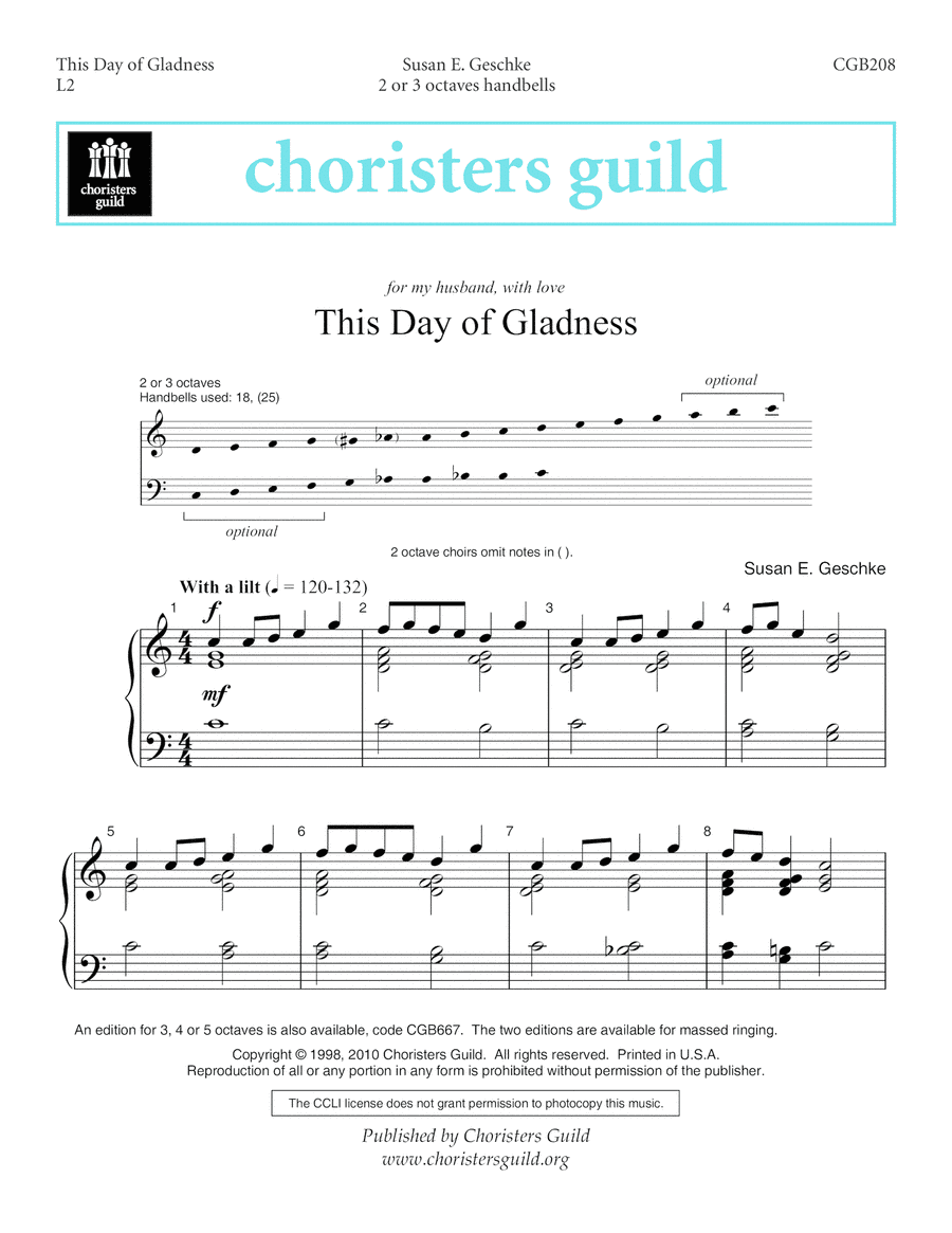 This Day of Gladness