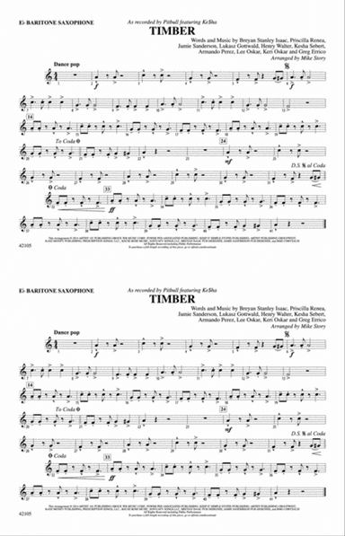 Timber: E-flat Baritone Saxophone