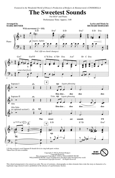 The Sweetest Sounds (from Cinderella) (arr. Mark Brymer)