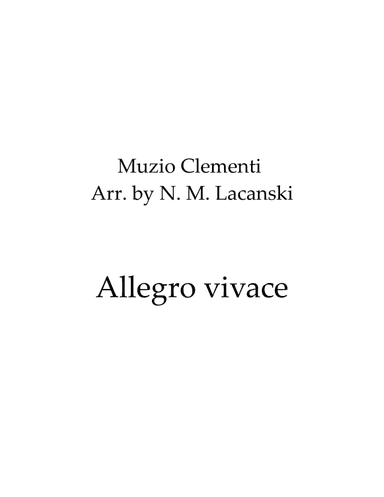 Allegro Vivace