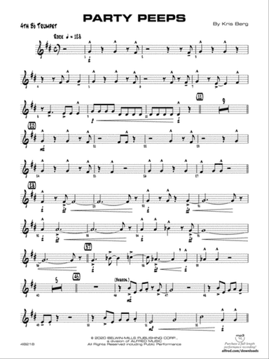 Party Peeps: 4th B-flat Trumpet