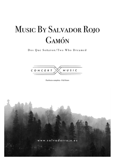 Dos que Soñaron - Score Only