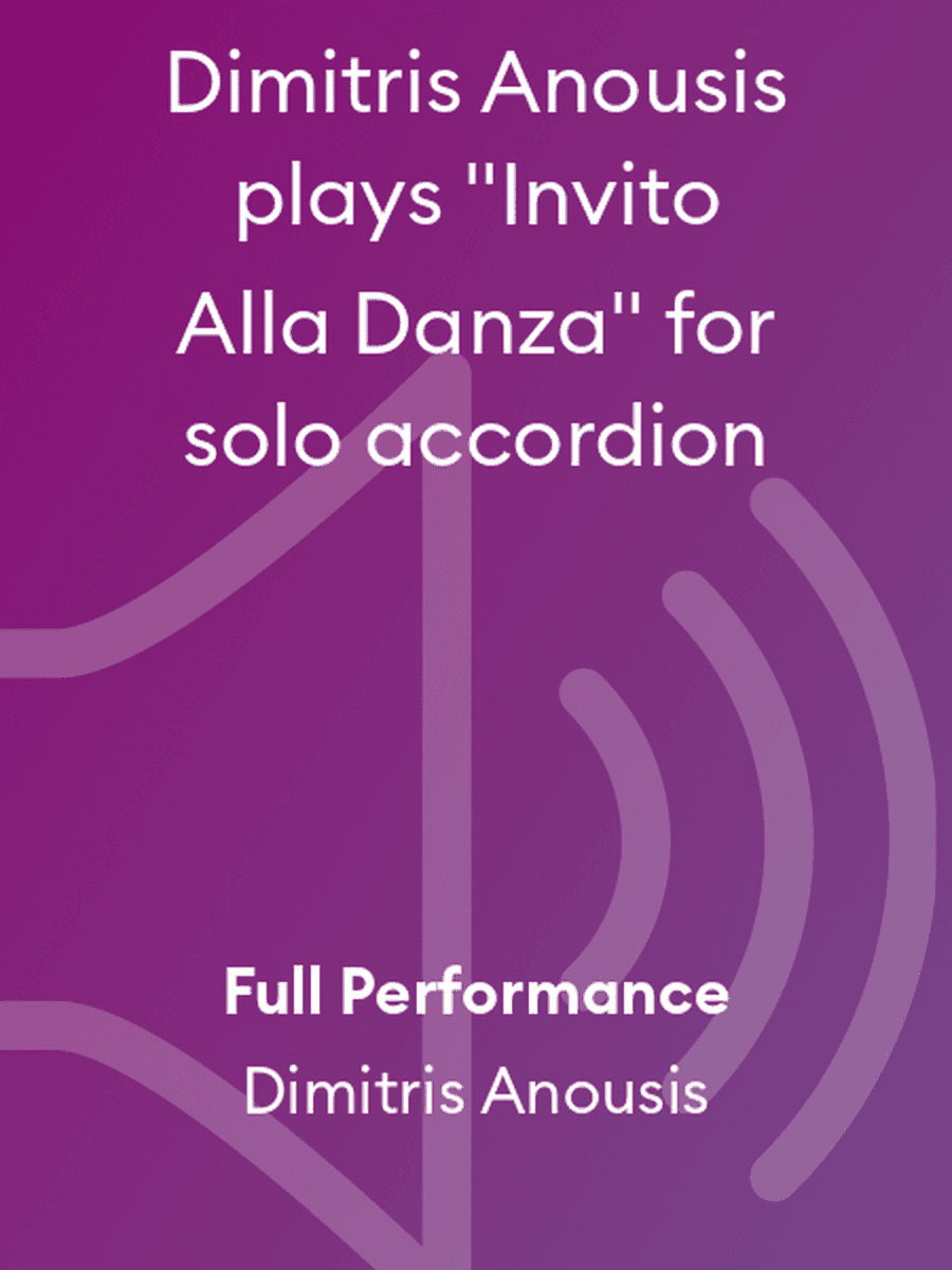 Dimitris Anousis plays "Invito Alla Danza" for solo accordion