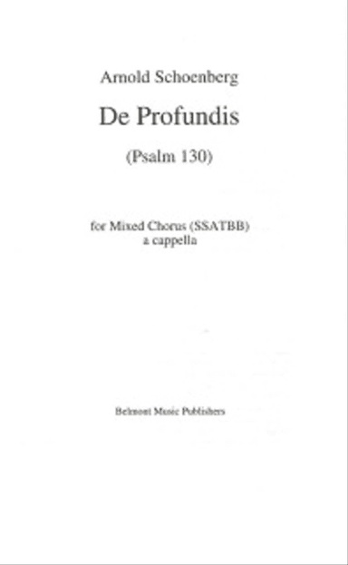 De Profundis, Op. 50b (Psalm 130) for Mixed Chorus (SSATBB)