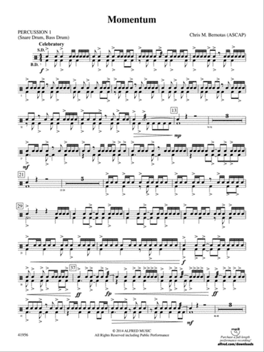 Momentum: 1st Percussion