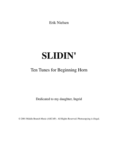 Slidin' for Horn
