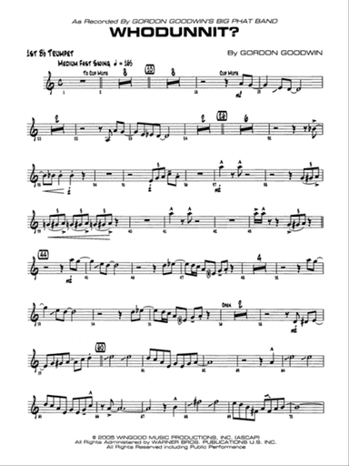 Whodunnit?: 1st B-flat Trumpet