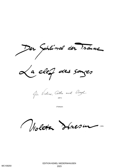 Der Schlüssel der Träume = Le clef des songes