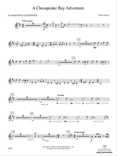 A Chesapeake Bay Adventure: E-flat Baritone Saxophone