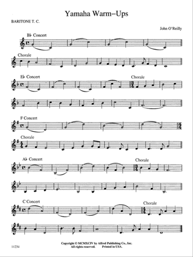 Yamaha Warm-Ups: Baritone T.C.