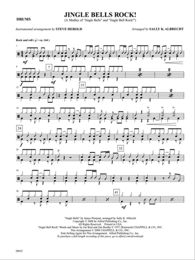 Jingle Bells Rock! (A Medley): Drums