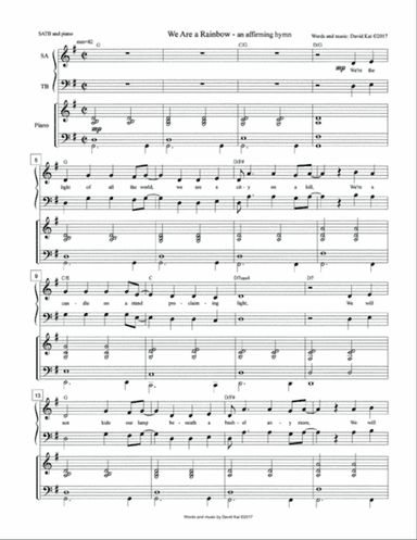 We Are a Rainbow (anthem: USA version)