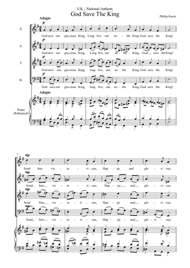 God Save The King - UK National Anthem
