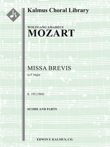 Missa Brevis in F, K. 192/186f