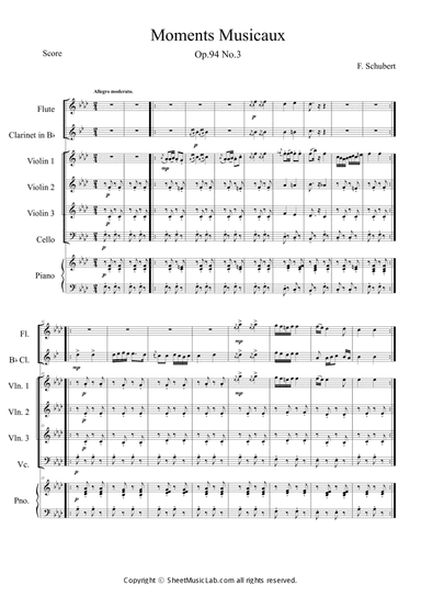 Moments Musicaux No.3