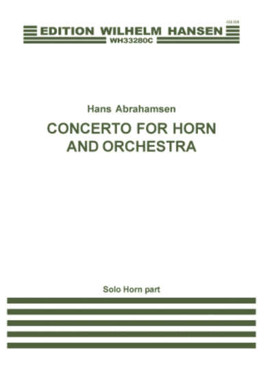 Concerto for Horn and Orchestra