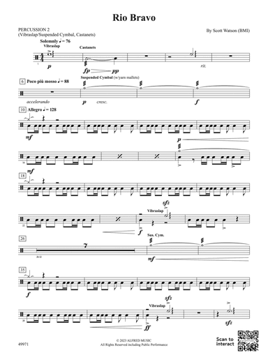 Rio Bravo: 2nd Percussion
