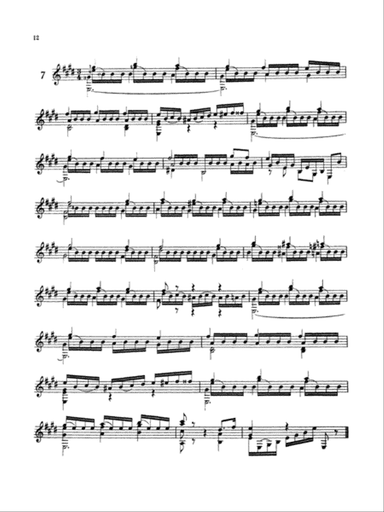 Sor: Twelve Etudes, Op. 29
