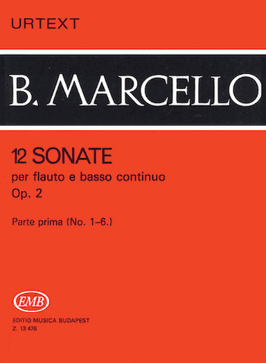 12 Sonatas for Flute and Basso Continuo, Op. 2 – Volume 1