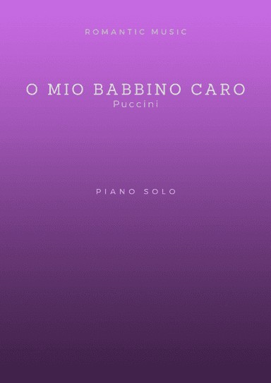O mio babbino caro