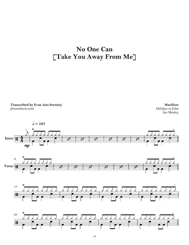 No One Can Take You Away From Me