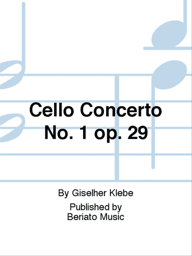 Cello Concerto No. 1 op. 29