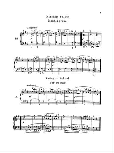 Gurlitt: First Lessons, Op. 117