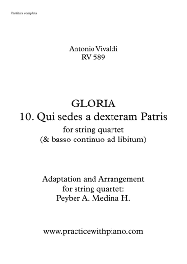 Vivaldi - RV 589, GLORIA - 10. Qui Sedes A Dexteram Patris