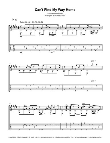 Can't Find My Way Home