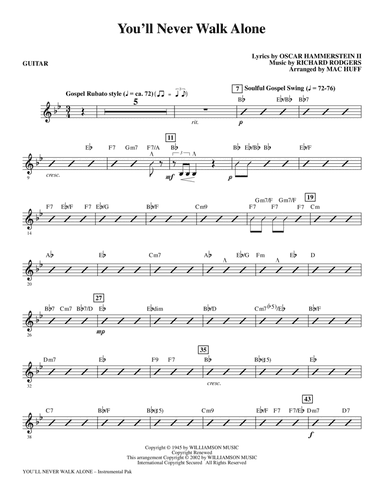 You'll Never Walk Alone (from Carousel) (arr. Mac Huff) - Guitar