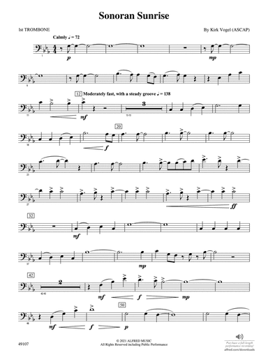 Sonoran Sunrise: 1st Trombone
