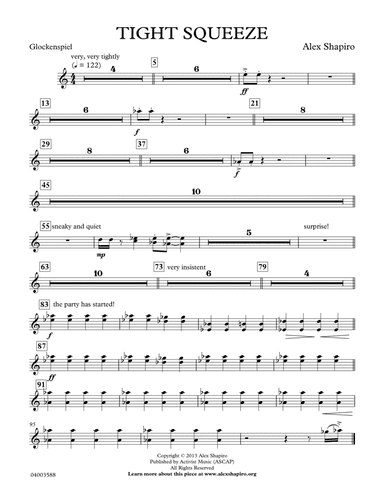 Tight Squeeze - Glockenspiel