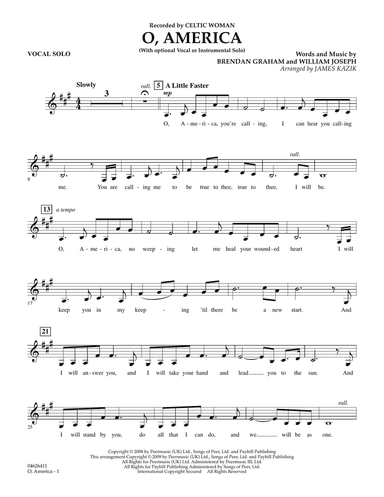 O, America - Vocal Solo