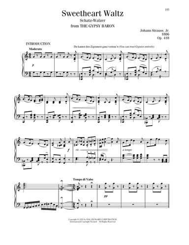 Sweetheart Waltz, Op. 418