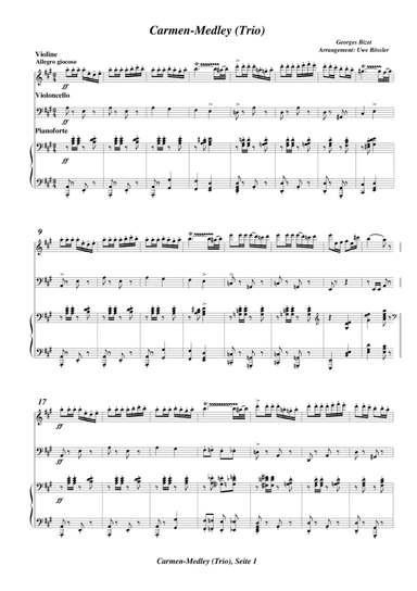 Carmen-Medley from the opera "Carmen"