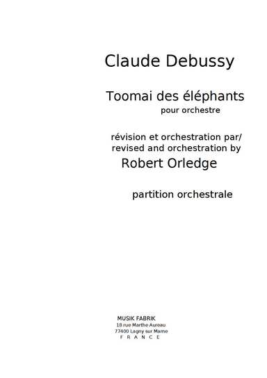 Toomai des elephants