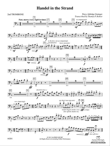 Handel in the Strand: 2nd Trombone
