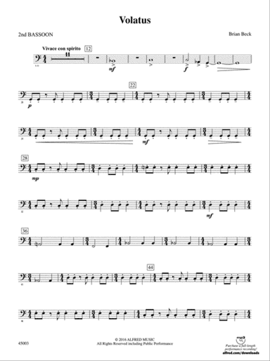 Volatus: 2nd Bassoon