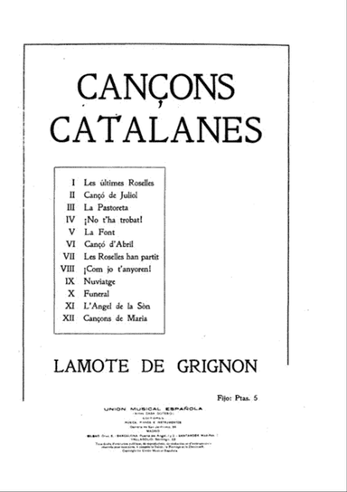Cançons Catalanes