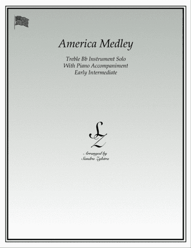 America Medley (treble Bb instrument solo)