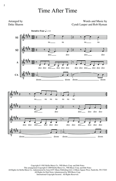 Time After Time (arr. Deke Sharon)